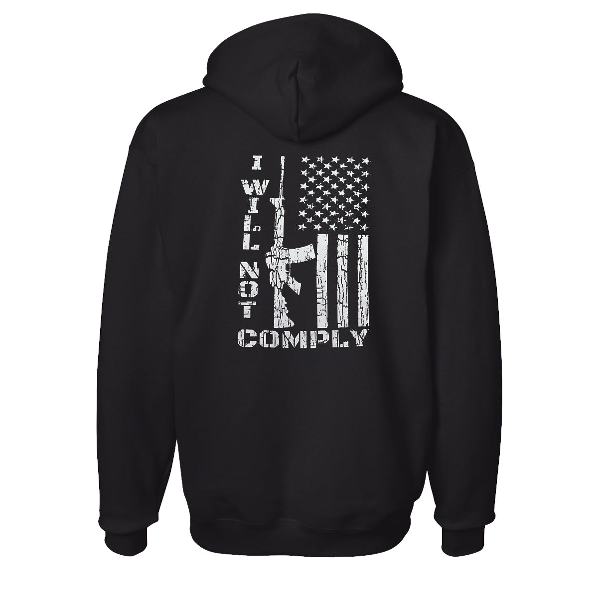 We The People Will Not Comply Hoodie Back