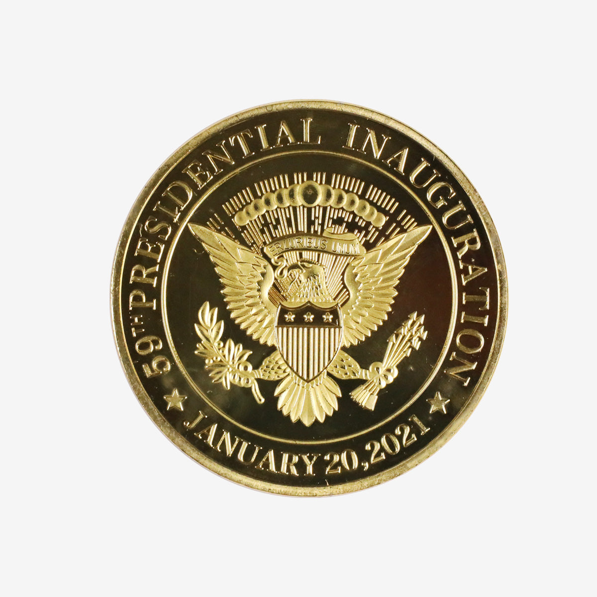 Donald Trump 45th President Colorized Commemorative Coin Back