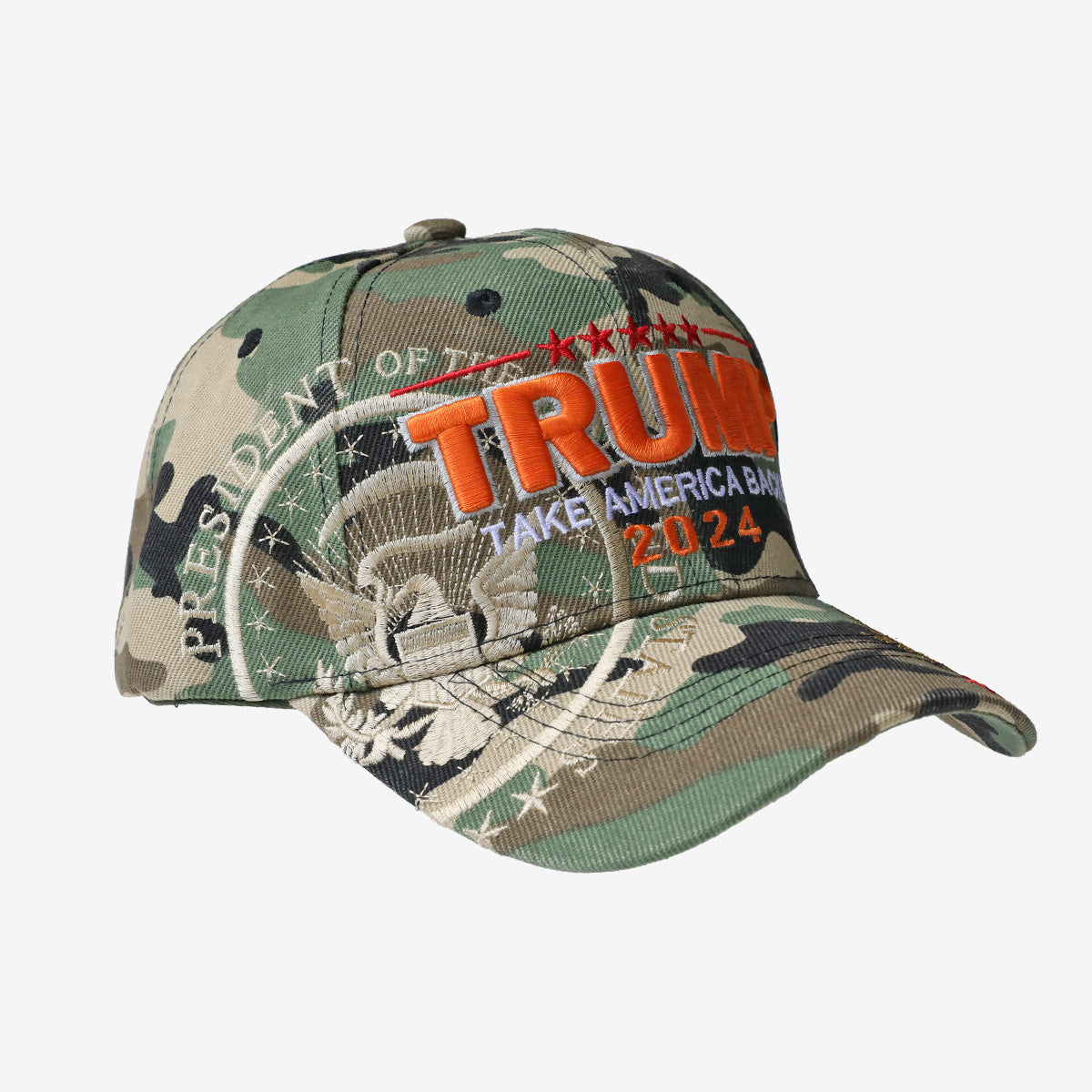 Trump 2024 Take America Back Classic Camo Hat