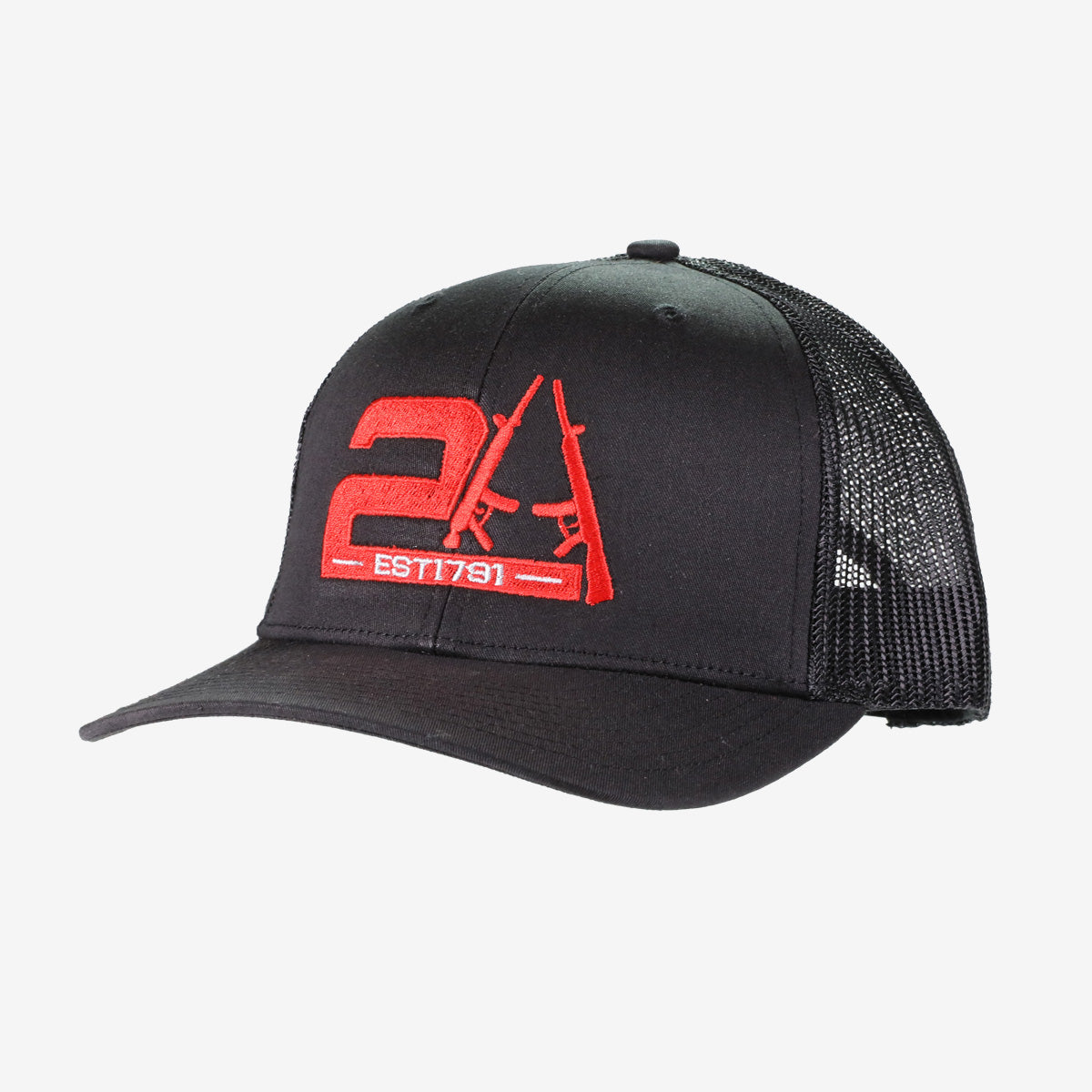 2nd Amendment 2A Logo Trucker Hat