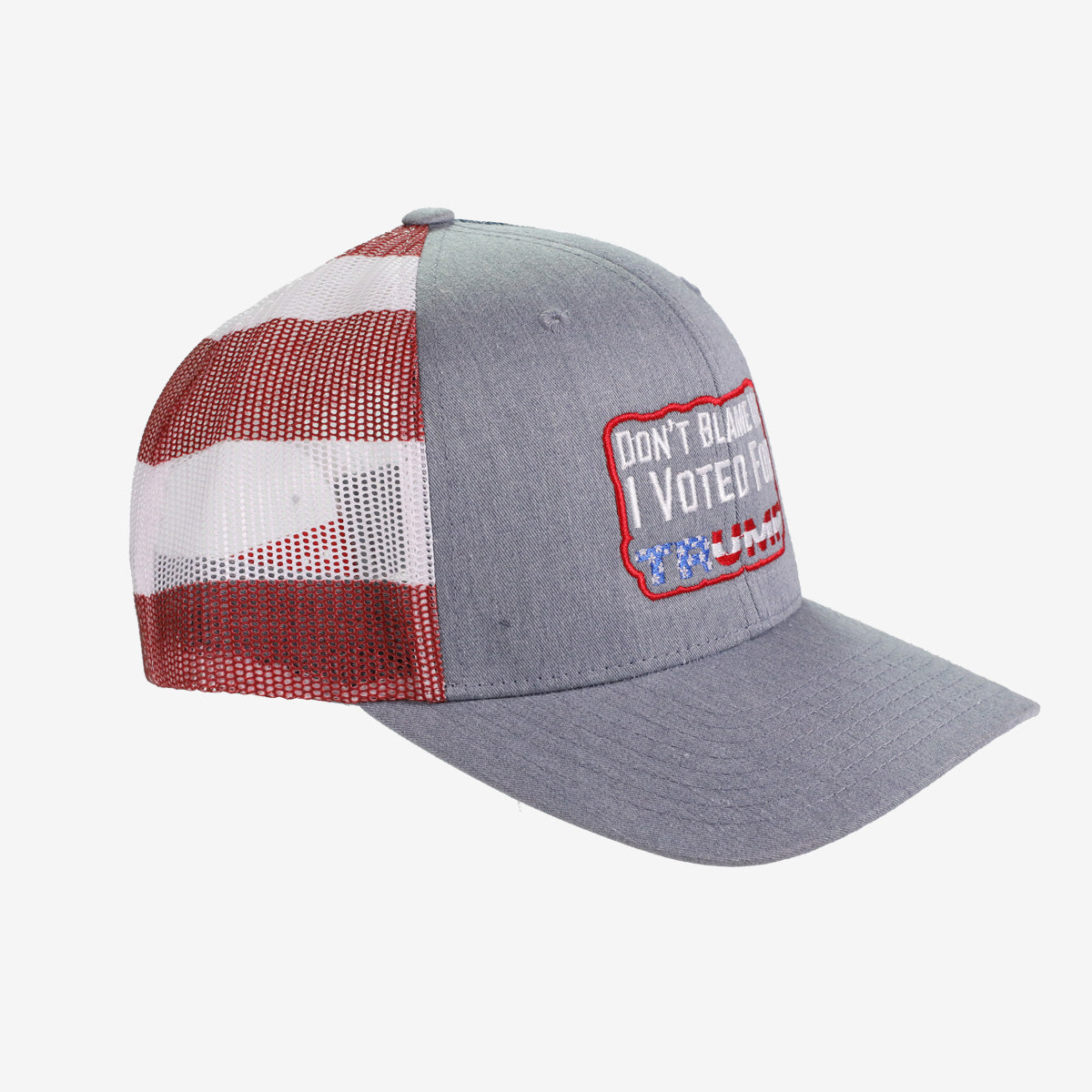 Trump Don't Blame Me Trucker Hat Side