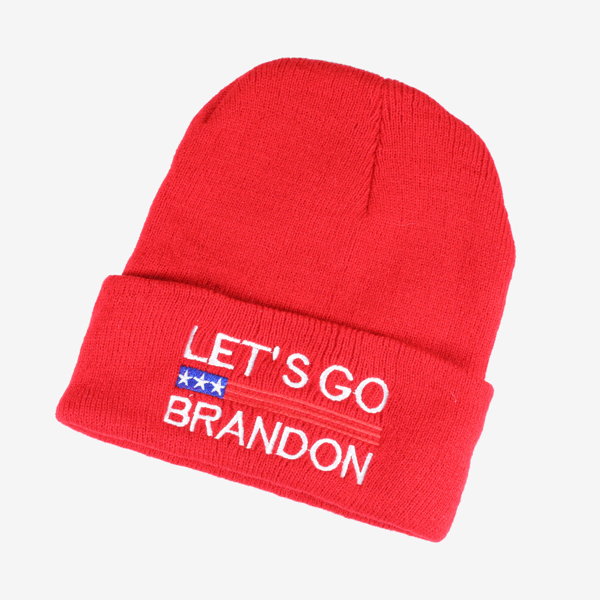 Let's Go Brandon Red Beanie