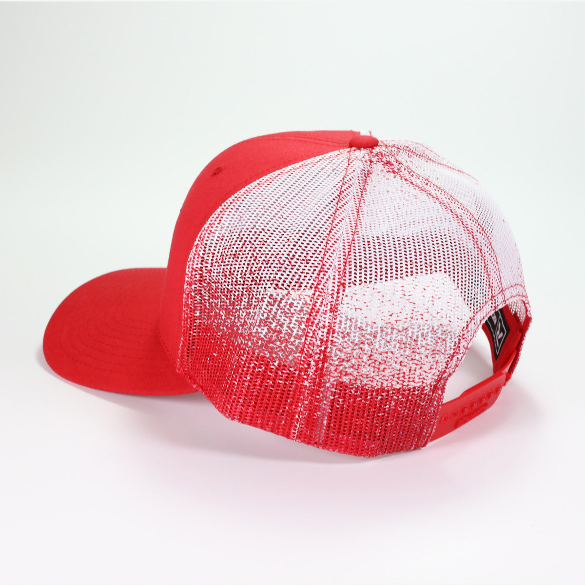 Think While It's Legal Red Trucker Hat Back