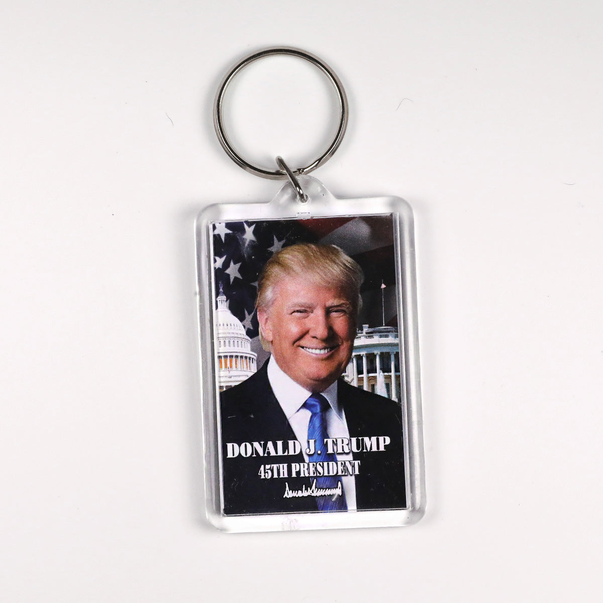 Donald Trump 45th President Keychain