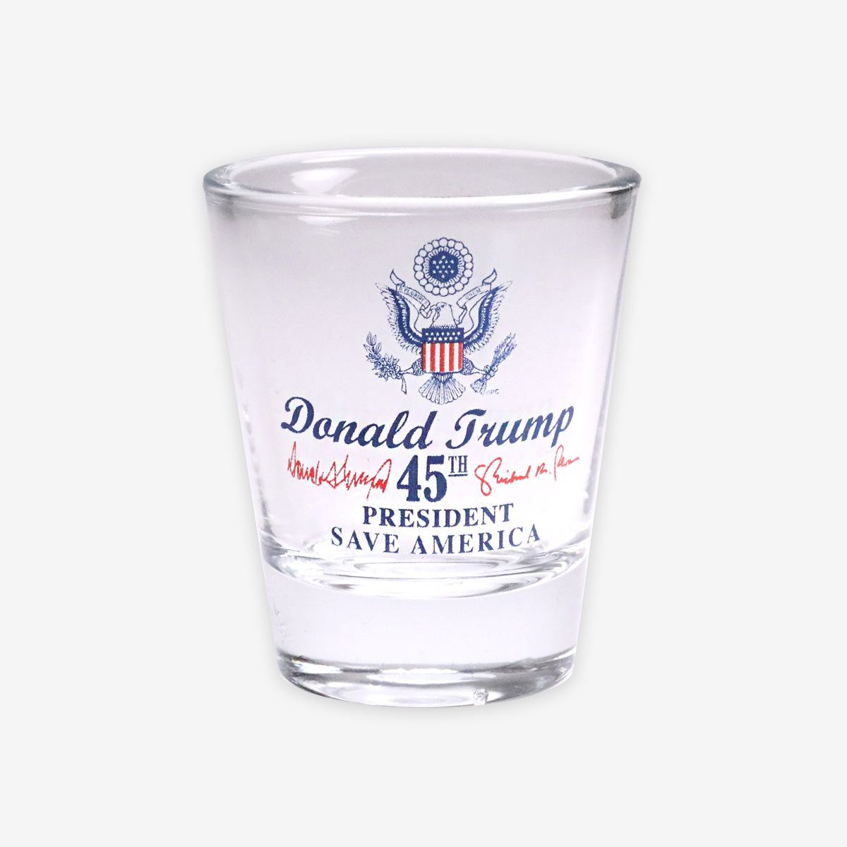 Trump 45th President Shot Glass