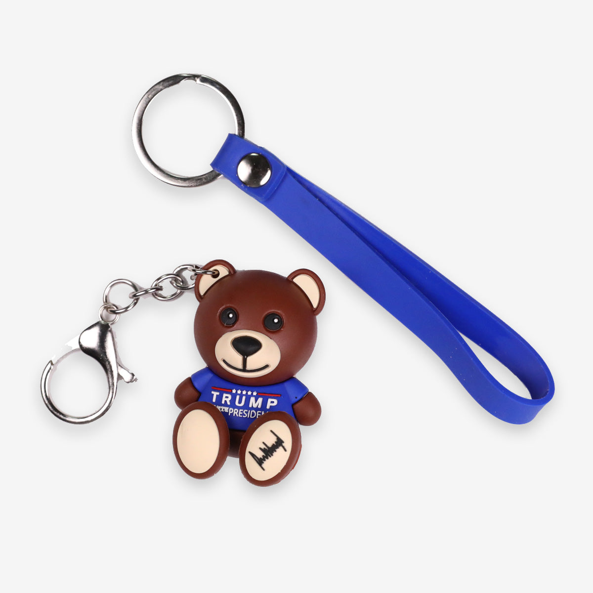 Donald Trump 45th President Teddy Keychain