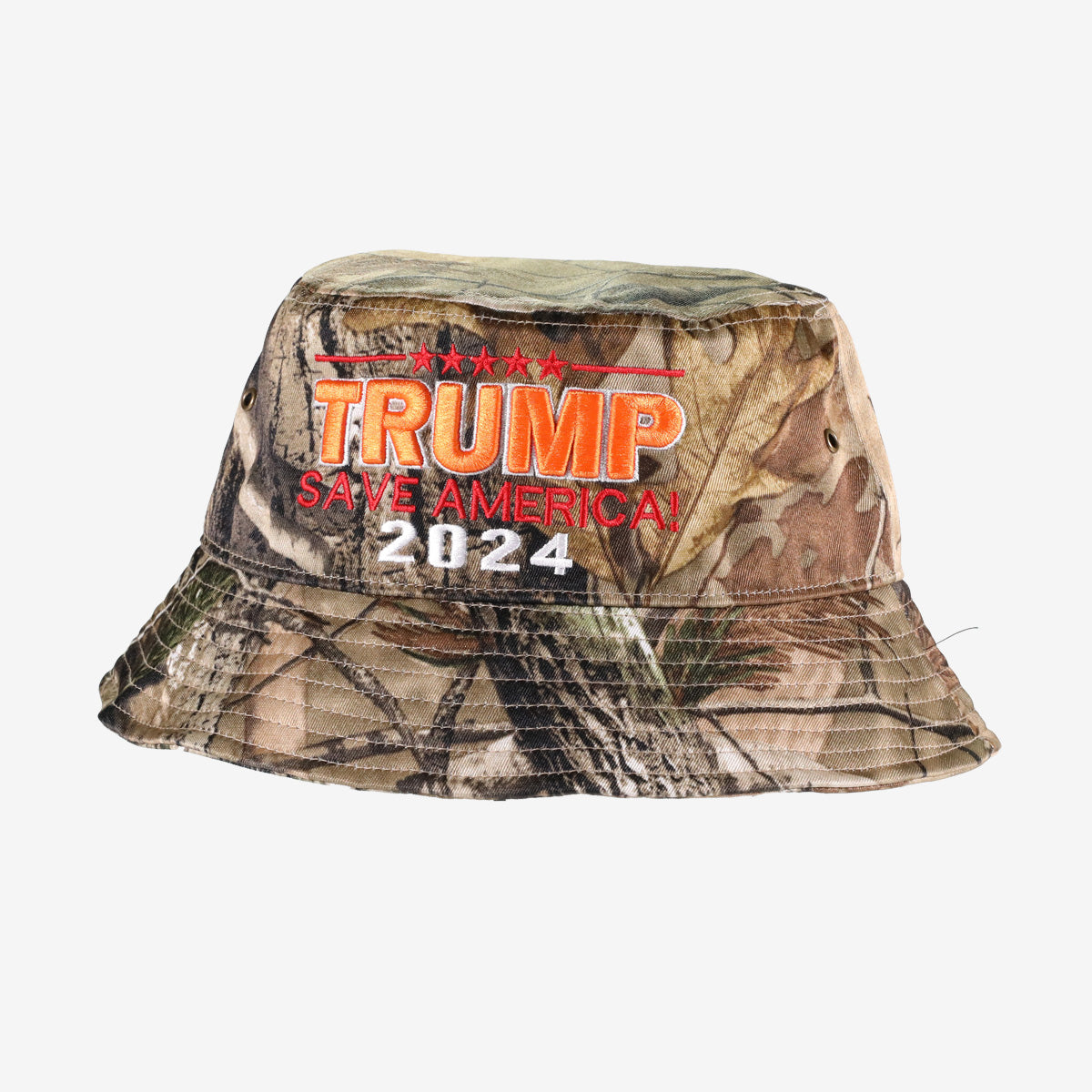 Trump 2024 Camo Embroidered Bucket Hat