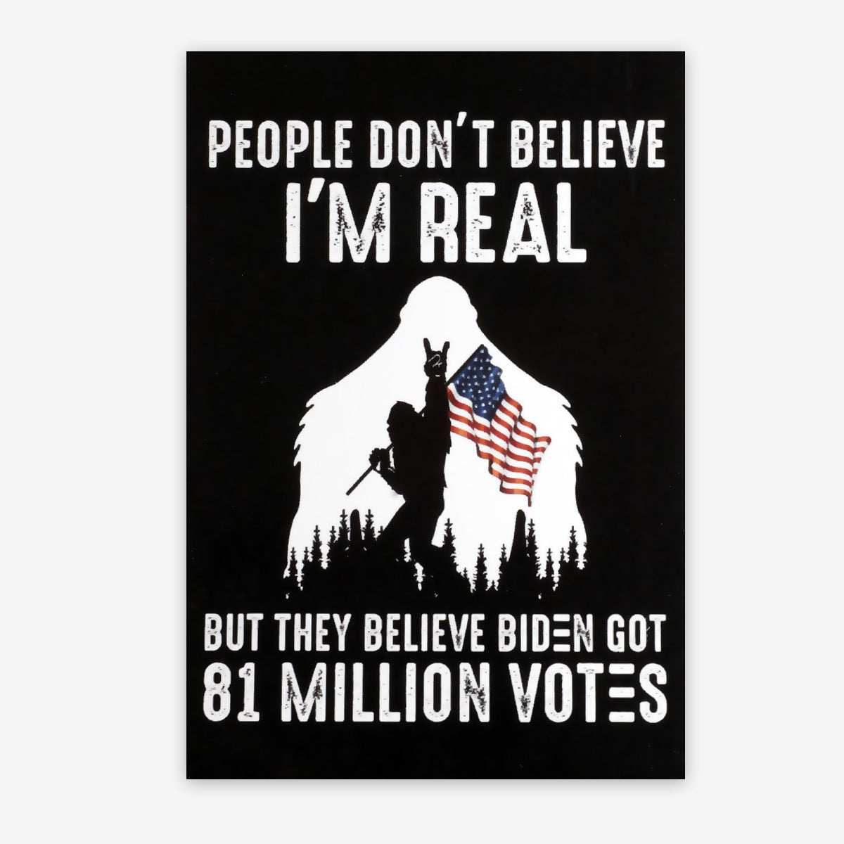 Trump 2024 Sticker - 81 Million Votes