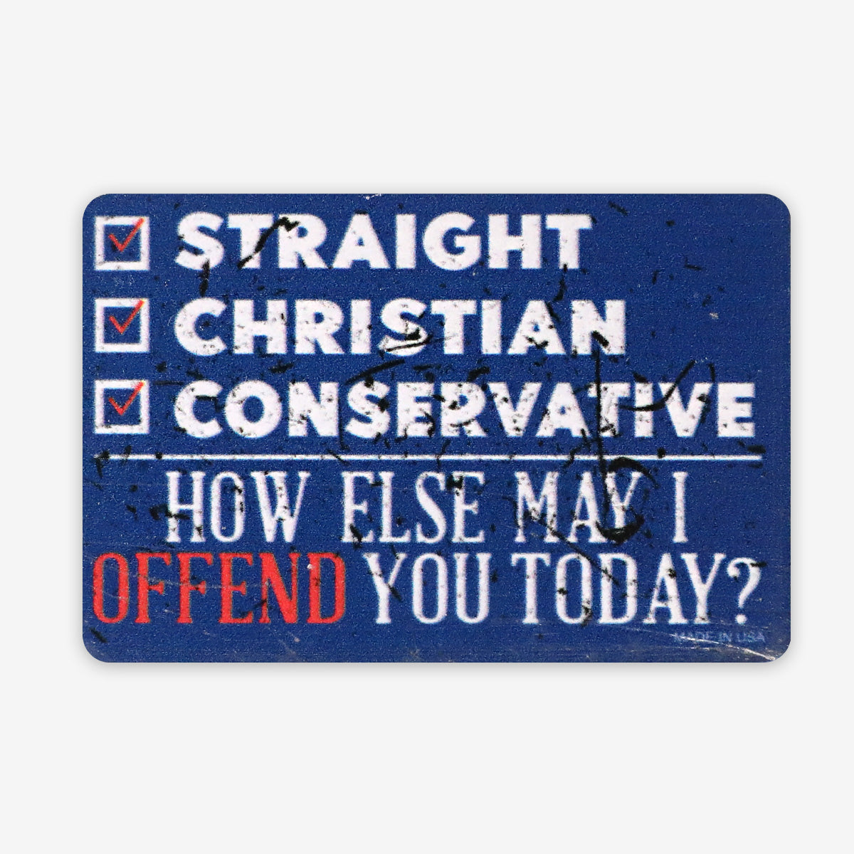 Trump 2024 Magnet - How May I Offend You?