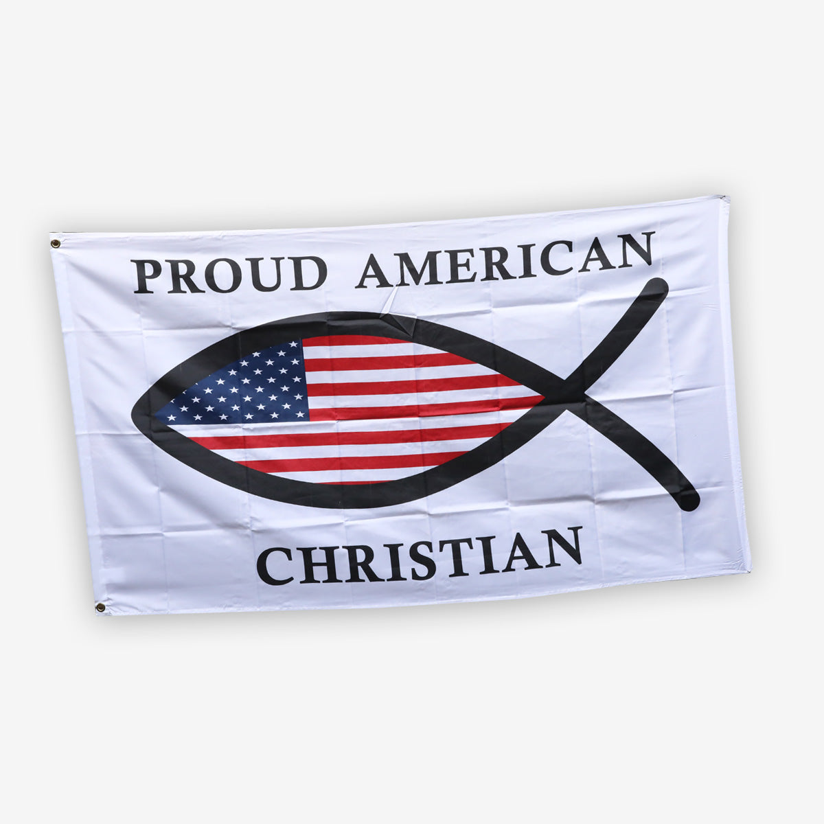 Proud American Christian Flag