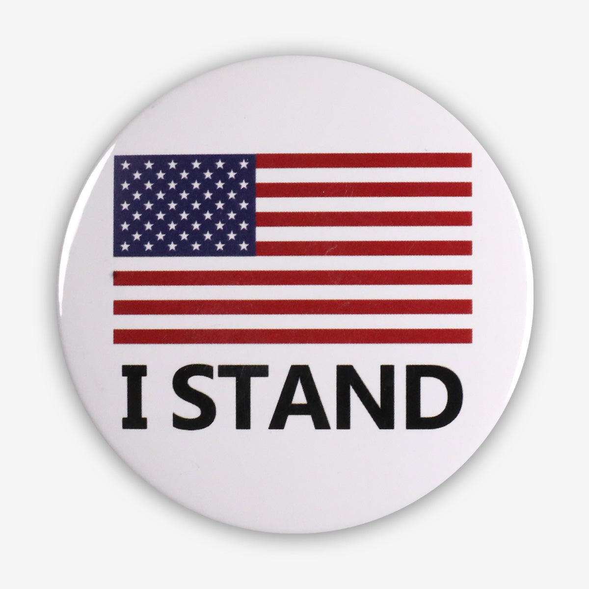Trump 2024 Button - I Stand for the Flag