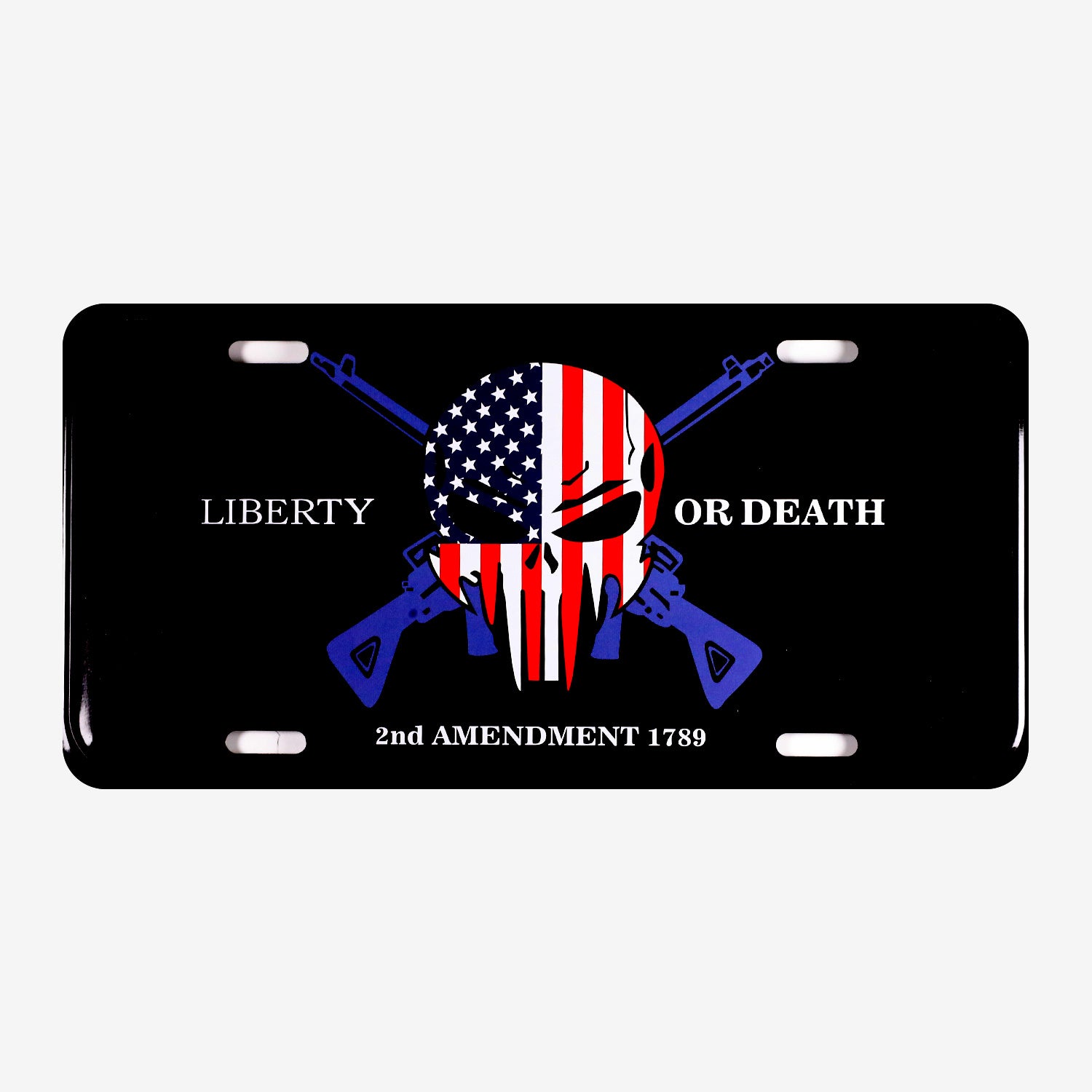 Liberty or Death License Plate Cover