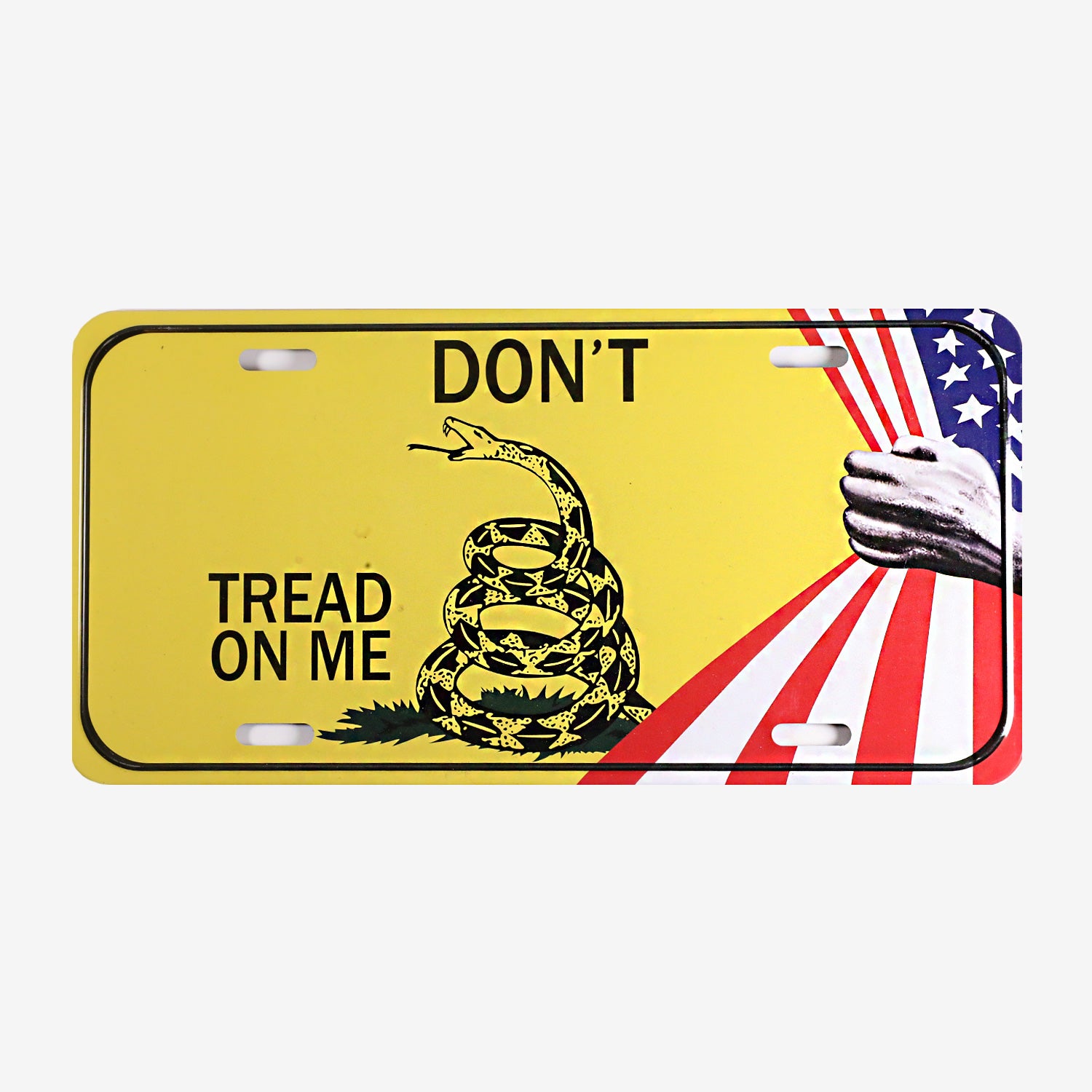 Don't Tread On Me License Plate Cover