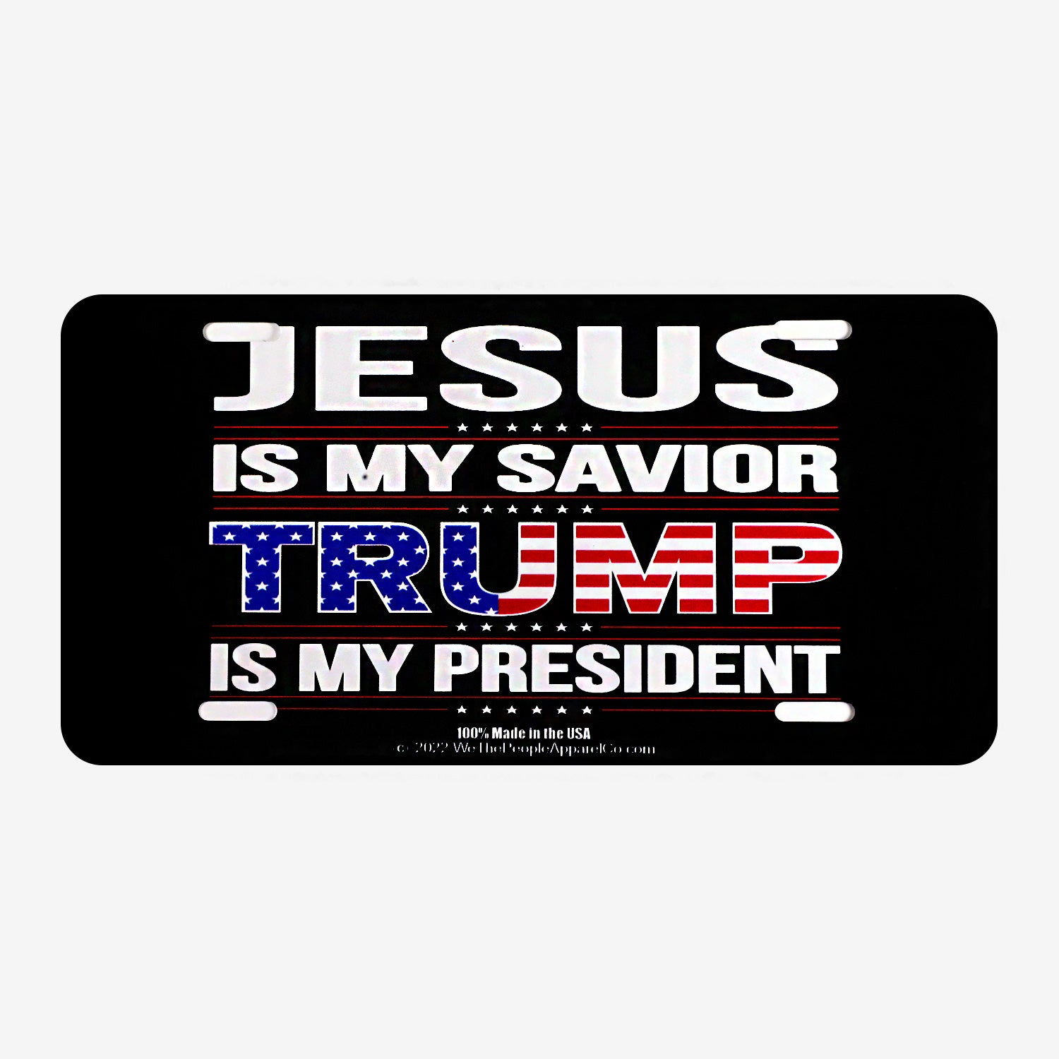 Trump 2024 Savior License Plate Cover