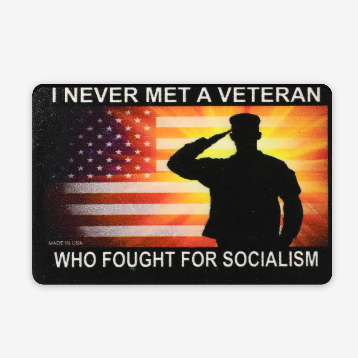 Trump 2024 Magnet - Veteran Socialism