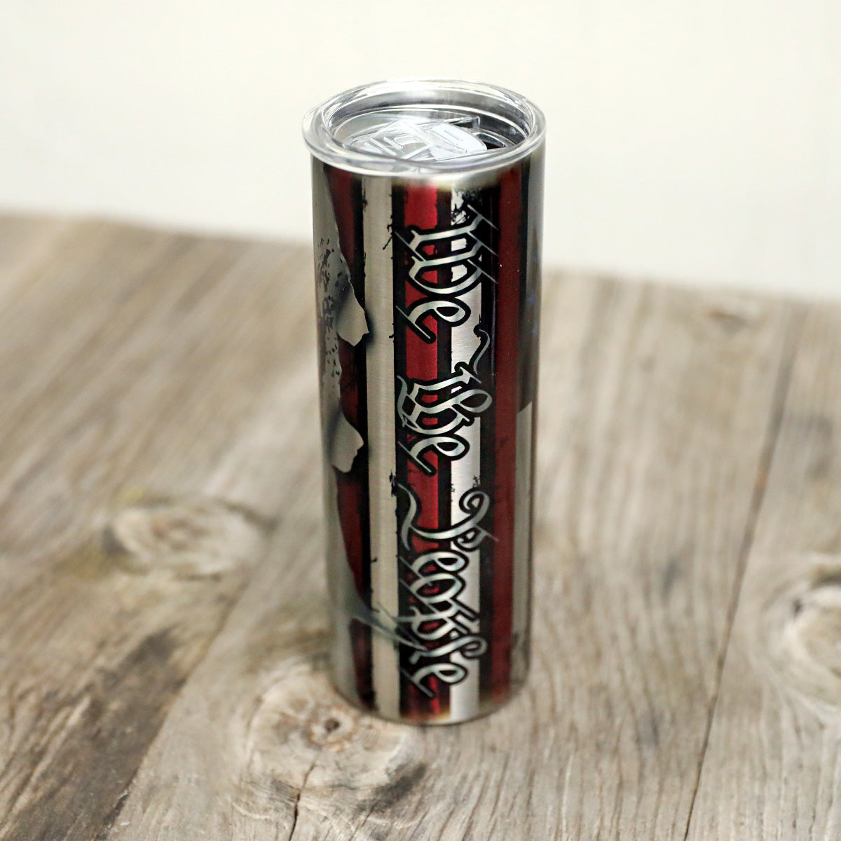 We The People 20oz Skinny Tumbler Side