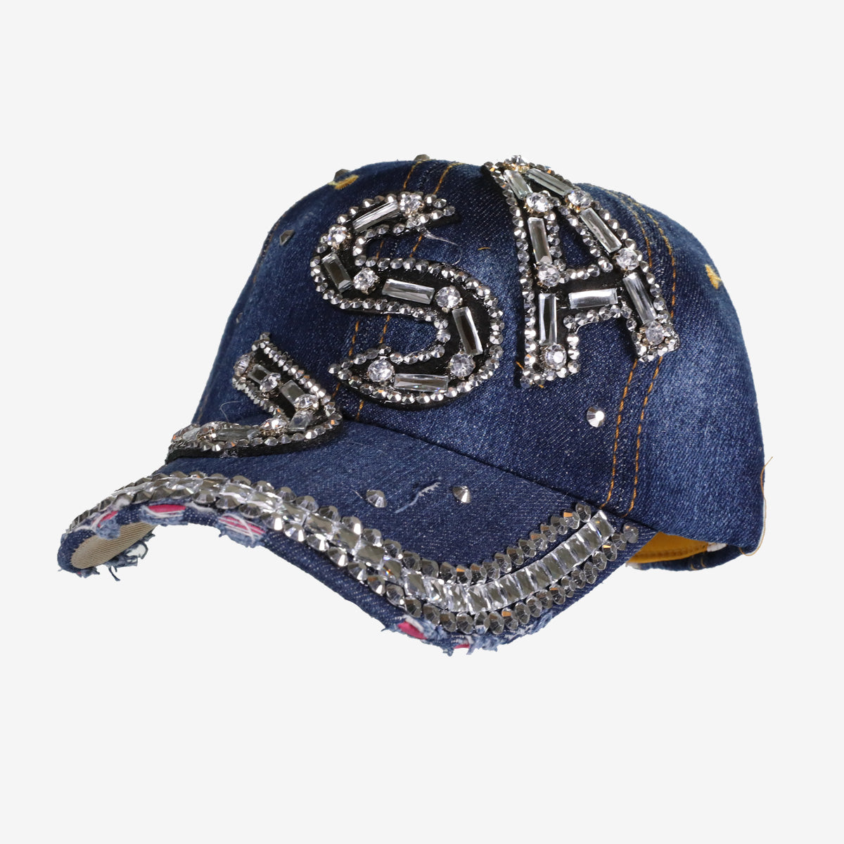 USA Denim Gem Covered Women's Hat