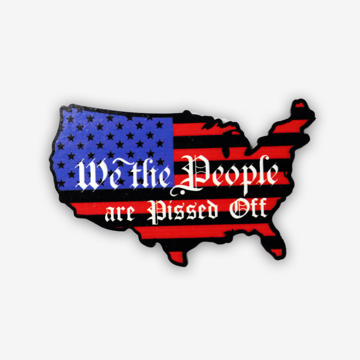 We The People United States Map Magnet